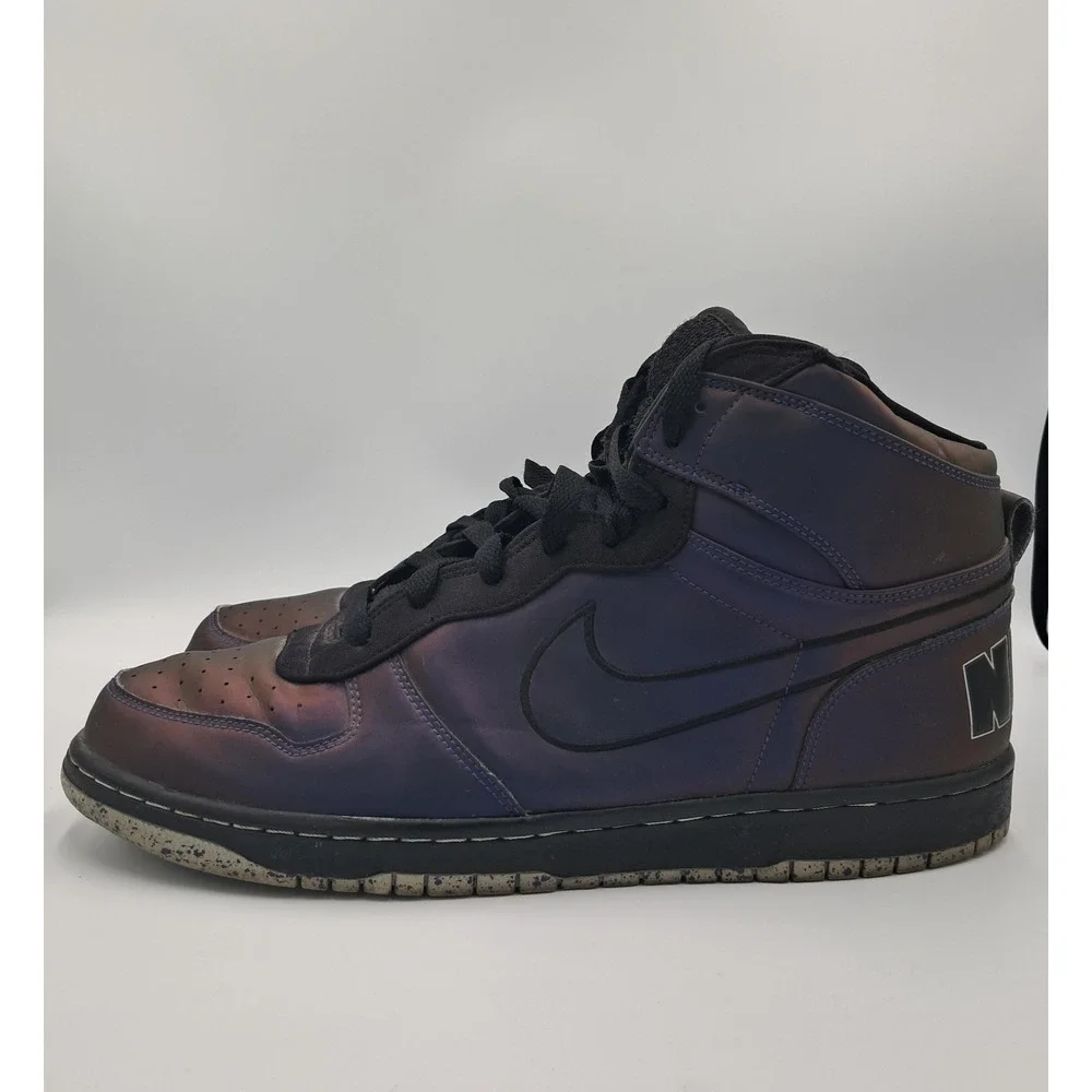 Size 13 - Vtg Nike Big High LE 'House of Hoops -Eggplant' - 375665-501